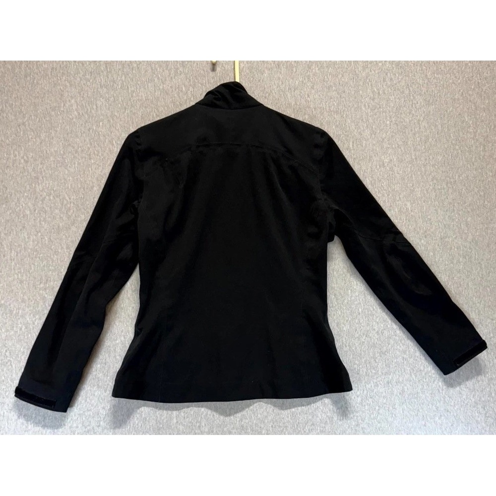 Nike Golf Storm Fit Training Jacket Women Small Black Swoosh Full Zip Athleisure